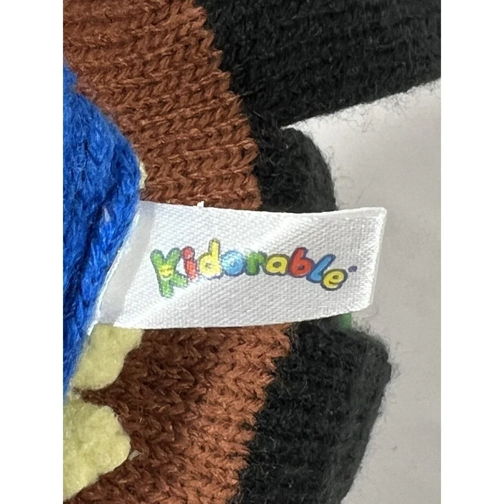 Kidorable‎ Kids Pirate Knit Gloves Blue Brown Skull Finger Puppets Handmade Soft